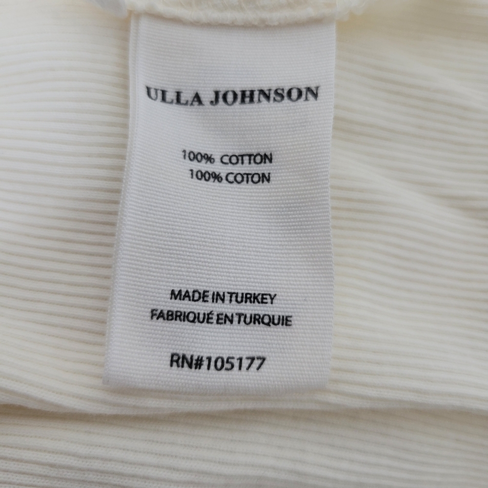 Ulla Johnson Bayley Bow Ribbed Tank Top. - Picture 8 of 10